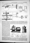 Antique Print 1877 Sander Automatic Continuous Vacuum Brake Brakell Engines