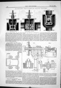 Old 1877 Bagshaw Equilibrium Sluice Valves Rowan Safety Disc Boilers Victorian