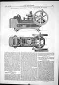 Old Engineering 1877 Marsden Improved Stone Breaking Machine Instrume Victorian