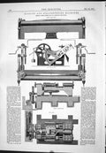 Old Engineering 1877 Bending Straightening Machines James Bennie Glas Victorian