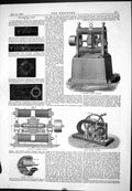 Old Engineering 1877 Electric Light Gramme Machine Armature Machinery Victorian