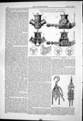 Old 1877 Three-Cylinder Engine Wigzell Halsey Williams Rope Pulley Bl Victorian
