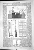 Old 1877 Electric Light Heilmann Steinlen Gramme Machine Ricard Mill Victorian