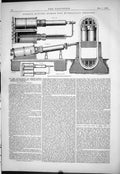 Antique Print 1878 Apparatus Tweddell Pumps Hydraulic Presses Direct-Acting
