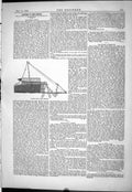 Antique Old Print 1878 Raising Luxor Obelisk Cleopatra Needle Letters Editor