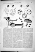 Old Print 1878 Engineering Scott Steel Casting Apparatus Michael Diagrams 19th