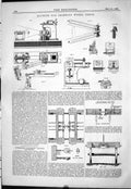 Antique Print 1878 Machine Trimming Wheel Teeth Hitchiner Railway Couplings