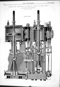 Old Compound Engines Lord Isles S.S. Ship 1879 Adam Miller Machinery Victorian