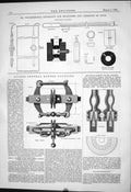 Old 1879 Woodbridge Pressure Guns Stone Buffer Coupling Boulton Vorte Victorian