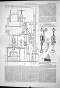 Old 1879 Pumping Engine Leven Colliery Valve Gear Douglas Grant Flang Victorian