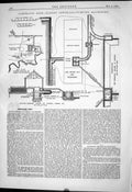 Old 1879 Contracts Open Hanley Sewerage Pumping Machinery Plan Tanks Victorian