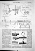 Old 1879 Westinghouse Carriage Lamp British Railway Smith Pipe Coupli Victorian