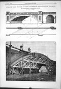 Antique Print 1879 Inverson Road Bridge Harrow Metropolitan Railway Liddell