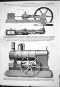 Old 1879 Show Kilburn Condensing Engine Robey Semi-Portable John Fowl Victorian