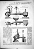 Old Print R.A.S. Show Kilburn Engine Davey Paxman 1879 Ransome Sims Head 19th