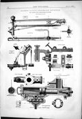 Old Allen Pneumatic Rivetter Davis Westminster Patent 1879 Engineerin Victorian
