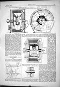 Old Thompson Combined Pulverising Sifting Mill Wegmann Pulsometer 187 Victorian