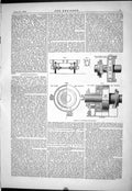 Antique Print Continuous Automatic Sand Brake 1879 Wiseman Diagram Cylinder