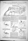 Old R.A.S. Show Kilburn Thrashing Machine 1879 Gibbons Ruston Fison H Victorian