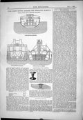 Old Print Twin Screw Hopper Dredger Newhaven Harbour 1879 Sonnenthal Belt 19th