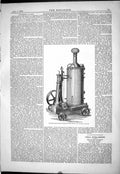 Old Sulphides Fuel Proctor Wallis 1879 Engineering 1.5-Horse Power En Victorian