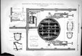 Antique Old Print Leamington Waterworks Engines Pump Gearing 1879 Jerram Plan