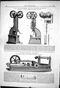 Old Hasse-Simon Power Hammer 1879 Massey Testing Machine Adamson Pate Victorian