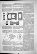 Old Print Testing Portland Cement 1879 Pedal Driving Gear Small Machinery 19th