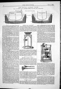 Old Print 1880 Royal Albert Dock Rendel Lucas Aird Edison Ore Brown Brace 19th