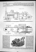 Old Print 1880 Steam Cultivating Machinery Carlisle Howard Murray Potato 19th