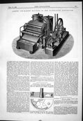 Old Engineering 1880 Lindes Ice-Making Machine Dusseldorf Turnbull En Victorian