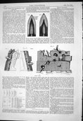 Antique Print 1880 Dutch Trials Competitive Projectiles Target Krupp Steel 19th
