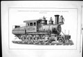 Old Engineering 1880 Train Consolidation Locomotive Philadelphia Rail Victorian