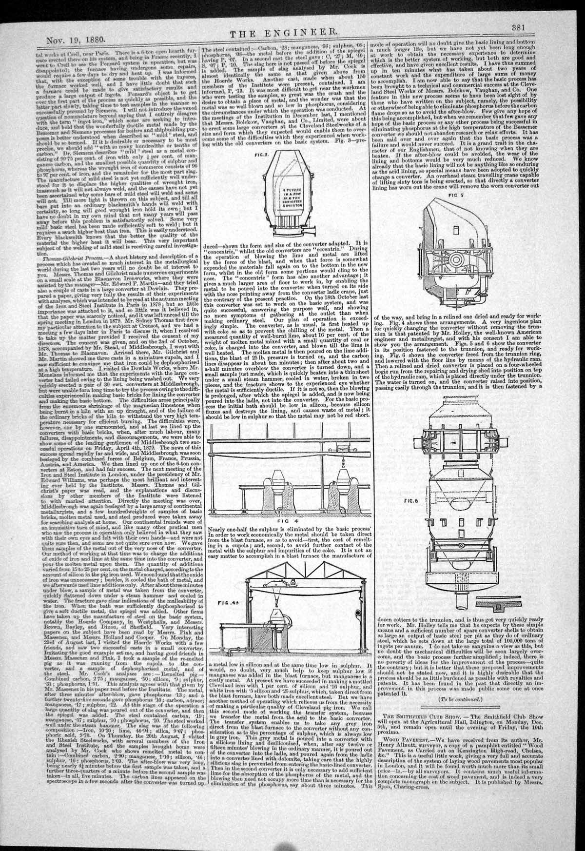 Old 1880 Thomas-Gilchrist Process Plan Proposed Harbour Filey Engert Victorian