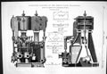 Old Print Engineering 1880 Compound Engines Steam Yacht Wanderer Summers 19th