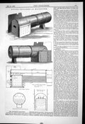 Old Engineering 1880 Boiler Exploded Maidstone Ellis Transverse Secti Victorian