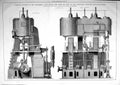 Old Engineering 1880 Compound Engines Steam Ships Ville D'Oran Richar 19th