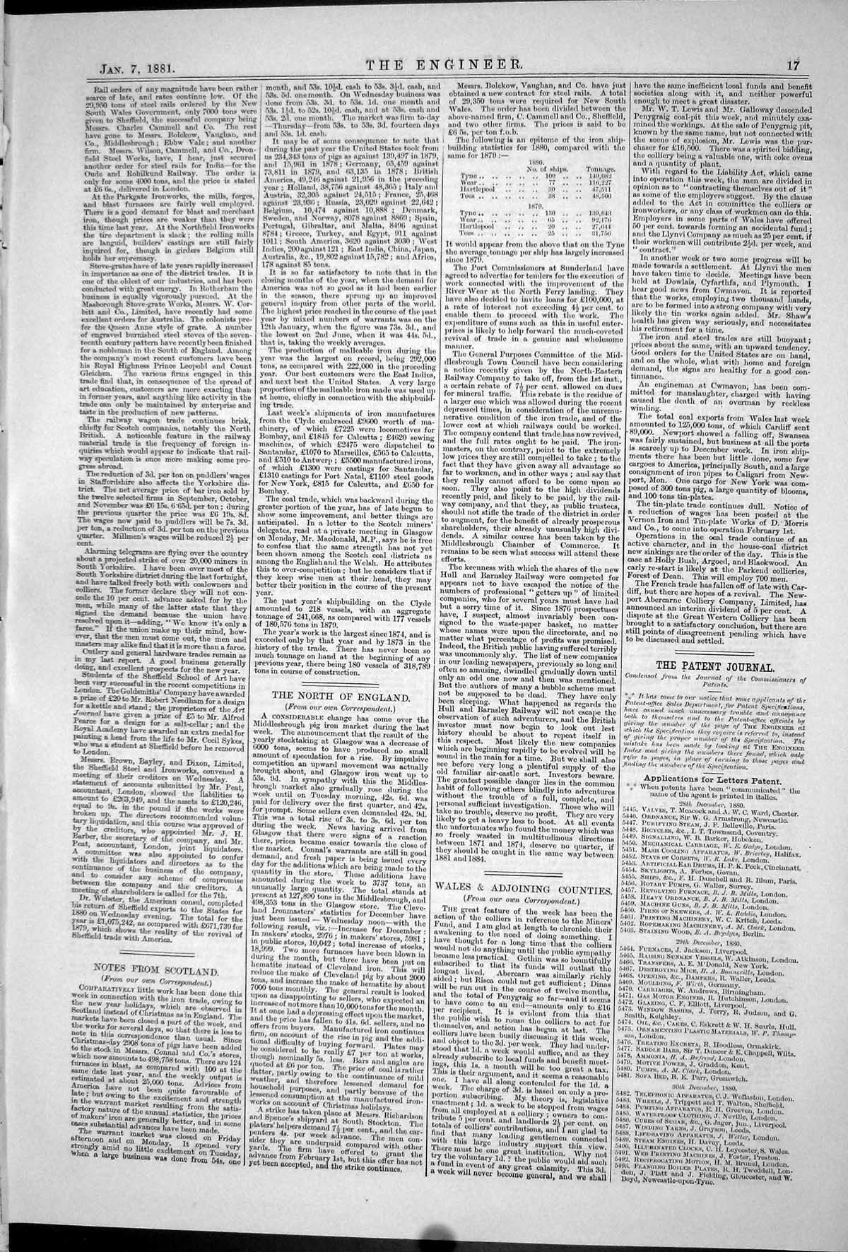 Antique Print 1881 Machinery Lake Carey Venables Howlett Miller Wigg Graham