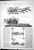 Old Engineering 1881 Steam Plouging Tackle Fisken Agriculture Machine Victorian