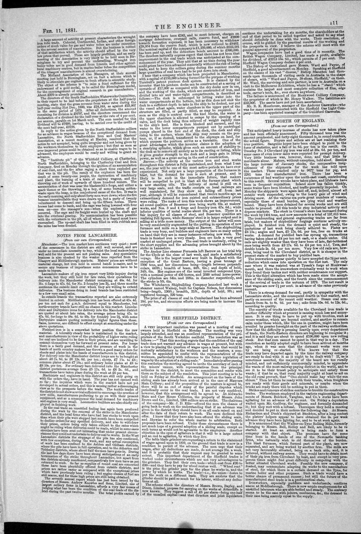 Antique Print 1881 Machinery Instruments Sang Dry Maudsley Bartram Johnson 19th