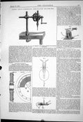 Old 1881 Lee Self-Feeding Drilling Machine Kitson Lane Fox Machinery Victorian