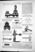 Antique Print 1881 Hayward Tyler Tar Pump Craig Hydraulic Governor Buckley 19th