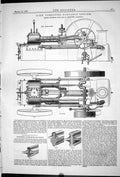 Old Engineering 1881 14-H.P. Compound Portable Engine Marshall Machin Victorian