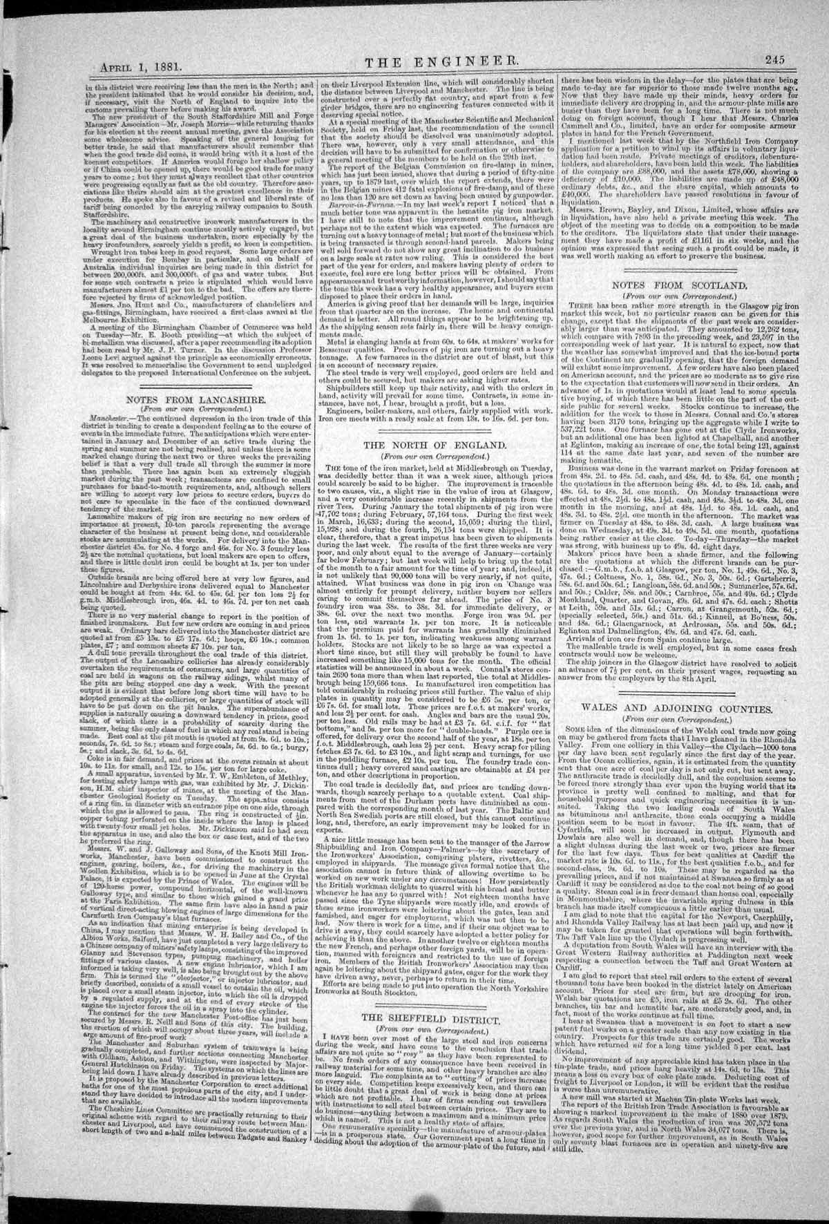 Old 1881 Instruments Machinery Railways Johnson Price Williams Lamps Victorian