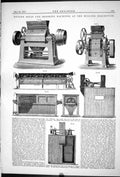 Old 1881 Roller Mills Dressing Machine Milling Exhibition Saw Machine Victorian