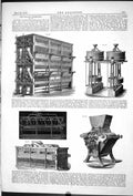 Antique Print 1881 Milling Exhibition Machinery Diagrams Transverse Section