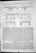 Antique Print Coal Wagons Indian State Railway Ironwork 1881 Contracts Open