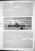 Antique Print 1881 Ship Peter Great Boiler Rome Ehrhardt Weighing Apparatus