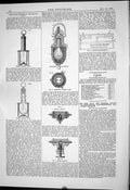 Old Engineering 1881 Swan Miners Lamp Screw Contact Liveing Gas Detec Victorian