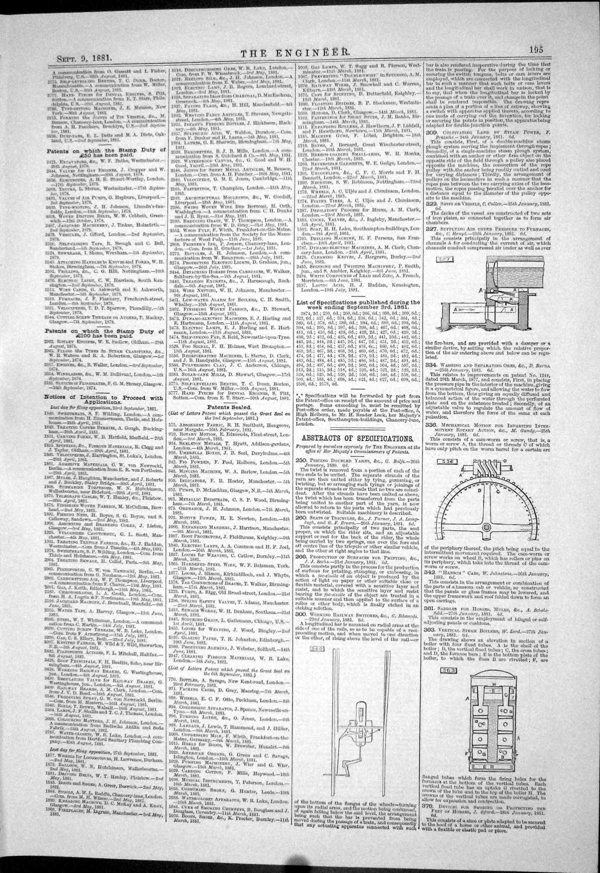 Antique Old Print 1881 Instruments Edwards Gandy Lord Raoul Edison Relay Sax